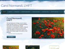 Tablet Screenshot of carolnormandi.com
